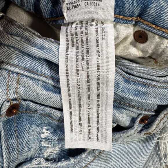 Abercrombie & Fitch High Rise 4" Short Curve Love Sz 8/29 - Picture 5 of 8